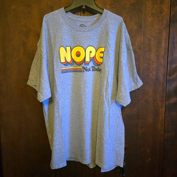 Dom Other - DOM NOPE Not Today Retro Graphic Tee, 3X (PTP=26")